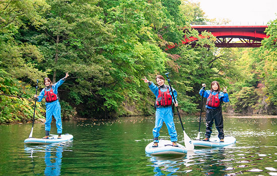定山渓SUP