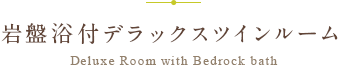 岩盤浴付デラックスツインルーム